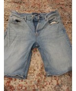 Mens Calvin Klein  blue  jean denim shorts  sz 34 EUC - $18.69