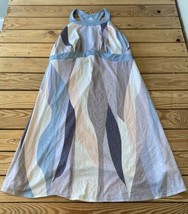 Prana Women’s Sleeveless Patterned Dress size XL Blue S2 - £27.09 GBP