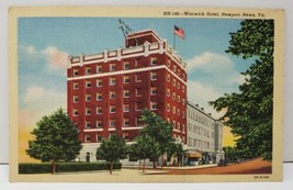 Warwick Hotel Newport News Va Postcard B5 - £3.71 GBP