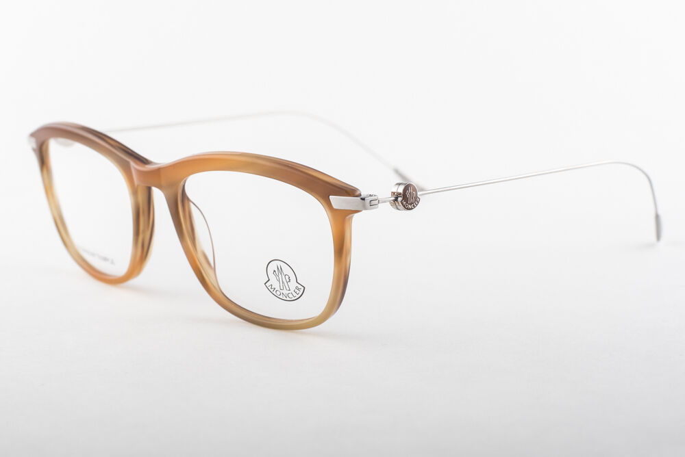 MONCLER MC012-V03 Tortoise Gunmetal Titanium Eyeglasses MC 012-V03