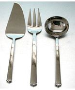 Waterford Lismore Bead Flatware 3 Piece Serving Set 18/10 Stainless New - £26.09 GBP