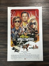 Once Upon A Time In Hollywood Movie Poster 11x17 Signed &amp; Authenticated With Coa - £112.13 GBP