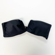 NEW Andie Womens S The Scala Bikini Top Black Notch-V Bandeau Swim - £23.14 GBP