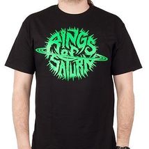 Rings Of Saturn - Green Logo Tee Cotton Men&#39;s T-Shirt - £13.76 GBP+