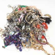 Jewelry Tangled Up Necklaces Earrings 2 lbs 10oz Costume Craft Junk Restore - £20.18 GBP