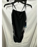 NEW Speedo Womens Training Swimsuit Size 8/34 Black Pro LT One Piece - £15.12 GBP