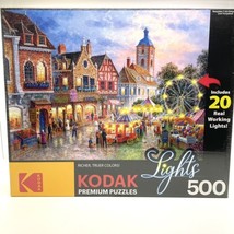Kodak 500pc Puzzle Beary Patch Park by Dennis Lewan with Real Working Li... - $20.78