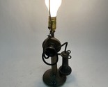 WORKING Western Electric CANDLESTICK PHONE LAMP The American bell company - $148.49