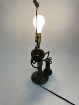 WORKING Western Electric CANDLESTICK PHONE LAMP The American bell company - $148.49