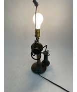 WORKING Western Electric CANDLESTICK PHONE LAMP The American bell company - £117.67 GBP