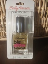 Sally Hansen Nail Polish Big Glitter Top Coat Gold - £11.59 GBP