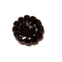 15.65 Cts Black Onyx Flower Carving Handmade Loose Gemstone for Jewelry Making - £7.79 GBP