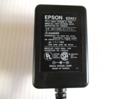 Vintage Epson EZAC1 Printer Power Cord DC 5 Volts 1550 mA  Working Condi... - $8.50