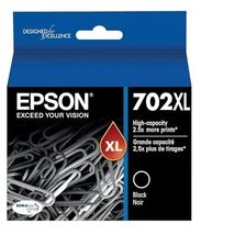 EPSON 702 DURABrite Ultra Ink High Capacity Yellow Cartridge (T702XL420) Works w - £35.94 GBP