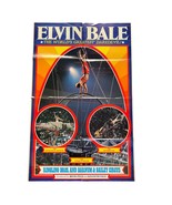 Elvin Bale Ringling Bros. Barnum &amp; Bailey Circus Daredevil Poster Vibtag... - $32.45 CAD