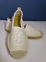 Tory Burch Women&#39;s Sea Star BEACHWEAR Cream Espadrille Shoes Size 4 - Clean! - £39.47 GBP