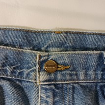 Carhartt Men's Faded Blue Denim Distressed Jeans Measured Size 35×29 image 7