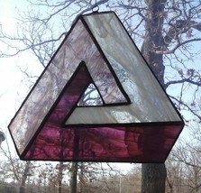 Endless Triangle Stained Glass Suncatcher - £31.41 GBP