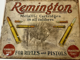Tin Metal Poster From Remington - £12.94 GBP