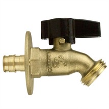 1/2 in. Brass PEX-A Barb x 3/4 in. Garden Hose Thread Quarter-Turn Sillcock - $30.94