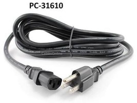 10Ft Ac Power 16 Gauge Iec C13 To Nema5-15P 3-Conductor Pc Power Cable /... - $26.99