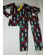 Hanna Anderson Boys Star Wars Red Green Black Long John Pajama Set Size ... - £27.19 GBP