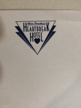 Elvis Presley Heartbreak Hotel Stationery One Sheet Paper - $7.91