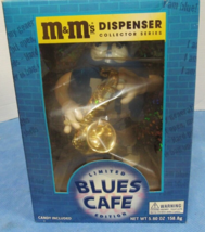 M&amp;Ms Blue&#39;s Cafe Saxophone Jazzy Blue Limited Edition Candy Dispenser New In Box - £23.35 GBP