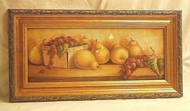 Still Life Framed Art Poster Print by Peggy Thatch Sibley Waow 24-1/2&quot; x 12-1/2&quot; - £39.56 GBP