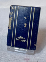 1930&#39;s Avon Compact Blue Enamel Double Vanity Pressed Rouge &amp; Face Powde... - £79.09 GBP