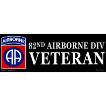 82nd Airborne Div Proudly Served Bumper Sticker 3&quot;X6-1/2&quot; - $10.25