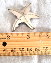 Sterling Silver 925 Signed ID Vintage STARFISH Brooch Pin - $22.76