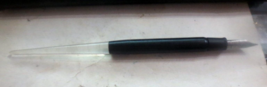 Esterbrook Black &amp; Lucite Desk Set Fountain Pen 2668 Nib USA made 7&quot; - $18.53