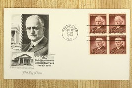 Vintage Postal History FDC 1954 100th Birthday Anniversary George Eastma... - £5.97 GBP