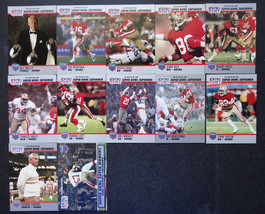1990 Pro Set Super Bowl Supermen 49ers Niners Team Set 12 Football Cards - £5.47 GBP