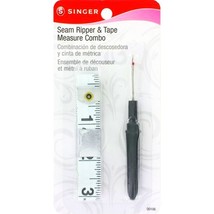 Seam Ripper and 60&quot; Tape Measure Combo sharp sewing &amp; Ripping Tool SINGER 00106 - £14.00 GBP
