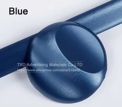 Ack silver blue brushed aluminium vinyl film metallic brushed car vinyl sticker size 10 thumb200