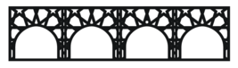 Oriental Symmetrical Geometric Ornament - $2.00