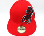 Unique Cincinnati Reds Mr. Redlegs Fitted Size 7 1/4 Hat Wool New Era 59... - £30.54 GBP