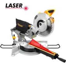 10-Inch Sliding Compound Miter Saw 15-Amp Single Bevel Power Chop Saw wi... - $252.44