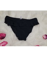 Profile by GOTTEX Women&#39;s Black Ruffled Swimsuit Bikini Bottom SZ 6 - $22.81 CAD