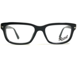 Persol Eyeglasses Frames 3073-V 95 Black Silver Film Noir Edition 54-18-145 - $247.49