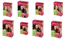 100% Natural HENNA Permanent Hair Dye Color 8 Shades Blond Brown Red NEW    - £13.45 GBP