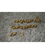 Lot of 23 Vintage Brass Cabinet Knob Drawer Handles Pull Plate Old Cupboard - $69.99