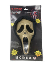 1997 Scream Ghost Face Bleeding Halloween Mask Horror Cosplay Vintage New - £38.69 GBP