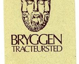 Bryggen Tracteursted Menu Bergen Norway 1980&#39;s - $15.84