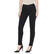 NWT Diane Gilman 309425 Women&#39;s Size 2P, 4, Black Stretch Skinny Jeans - £23.50 GBP