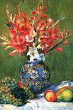 Flowers and Fruit by Pierre-August Renoir - Art Print - £17.53 GBP+