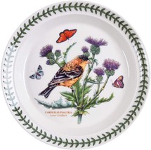 Portmeirion Botanic Garden Birds 8.5 Inch Salad Plate - Lesser Goldfinch - £42.35 GBP