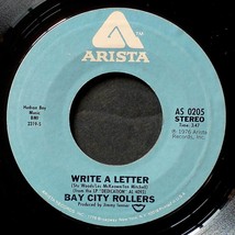 Bay City Rollers - I Only Want To Be With You / Write a Letter -7&quot; 45 rpm Single - £2.72 GBP